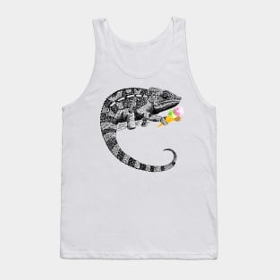 chameleon with ice cream Tank Top